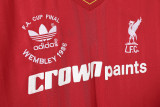 1986-1987 LIV Home Retro Long Sleeve Soccer Jersey