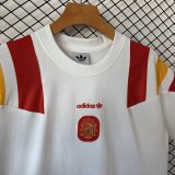 2026 Spain White  Cotton T-shirt