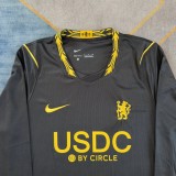 26-27 CHE Away Long Sleeve Fans Soccer Jersey (长袖)*带广告