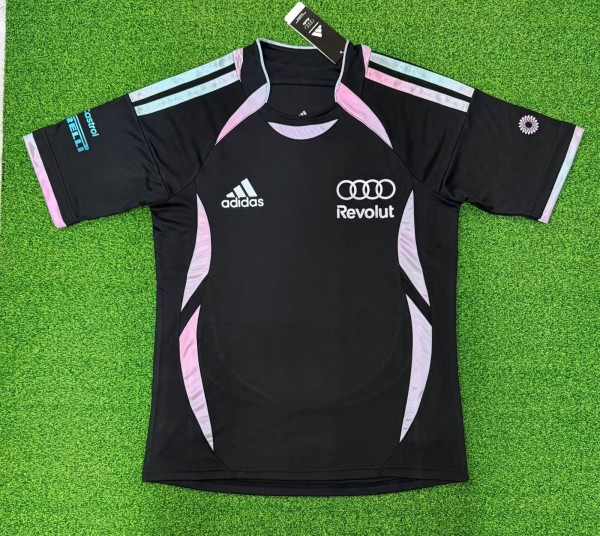 2026 Audi New Pattern Player Version Heat Transfer Printing Short Sleeve Racing Suit