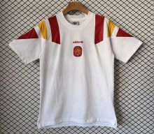 2026 Spain White  Cotton T-shirt