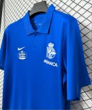 26-27 La Coruna Blue Polo Short Sleeve