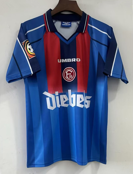 1996 Fortuna Dusseldorf  Away Retro Soccer Jersey
