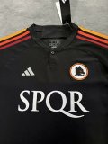 23-24 Roma Third Fans Soccer Jersey*带赞助商