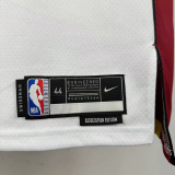 HEAT ANTETOKOUNMPO.#7 White Top Quality Hot Pressing NBA Jersey (V领）