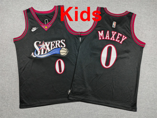 2026  76ERS Top Quality Hot Pressing Kids NBA Jersey