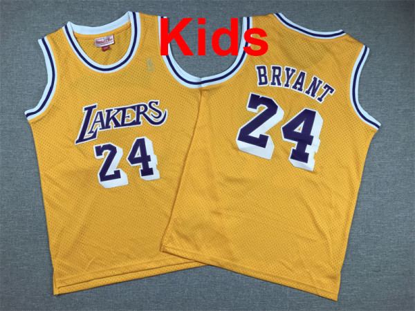 2026  L.A. Lakers Top Quality Hot Pressing Kids NBA Jersey