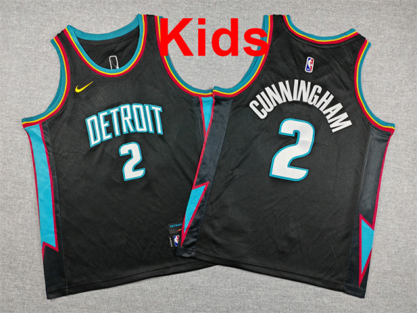 2026 Pistons Top Quality Hot Pressing Kids NBA Jersey