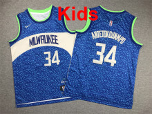 2026  Bucks Top Quality Hot Pressing Kids NBA Jersey