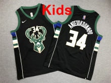 2026  Bucks Top Quality Hot Pressing Kids NBA Jersey