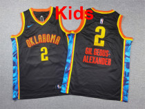 2026  OKC Top Quality Hot Pressing Kids NBA Jersey