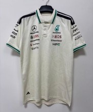 2026 F1 Benz New Pattern Short Sleeve Racing Suit