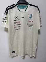 2026 F1 Benz New Pattern Short Sleeve Racing Suit