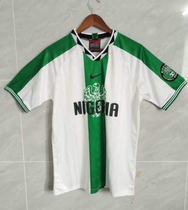 1996 Nigeria Away Retro Soccer Jersey