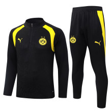 26-27 Dortmund High Quality Half Pull Tracksuit