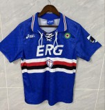 1994-1995 Sampdoria Home Retro Soccer Jersey