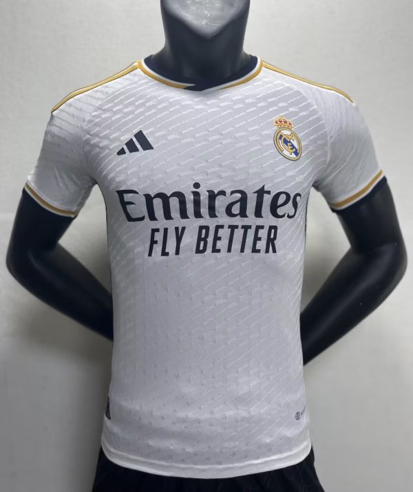 23-24 RMA Home Player Version Soccer Jersey