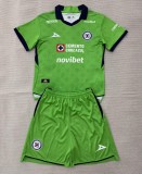 26-27 Cruz Azul Green Goalkeeper Adult Suit