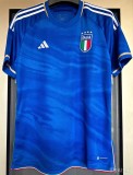 23-24 Italy 1:1 Quality Home Blue Fans SoccerJersey