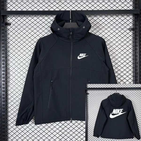 2026 NK Black New Pattern Hardshell jacket