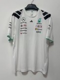 2026 F1 Benz New Pattern Short Sleeve Racing Suit