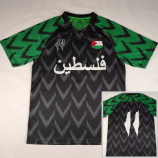 24-25 Palestine FC Black Green Fans Soccer Jersey