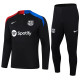 24-25 BAR Black Half Pull Tracksuit (半拉链)