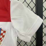 24-25 Croatia Home Kids Soccer Jersey