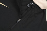 2024 NK Black Kids Half Pull Tracksuit (童装)(半拉链)