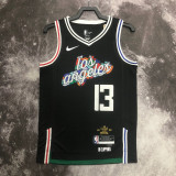 22-23 Clippers GEORGE #13 Black City Edition Top Quality Hot Pressing NBA Jersey