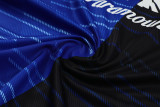 24-25 INT Blue-Black Training Short Suit (条纹)