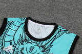 24-25 RMA Green-Red Tank top and shorts suit #龙