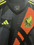 24-25 Mexico Black Grey GoalKeeper Fans Soccer Jersey