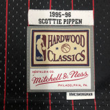 1996 BULLS PIPPEN #33 Black Retro Top Quality Hot Pressing NBA Jersey