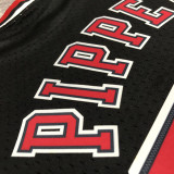 1998 BULLS PIPPEN #33 Black Retro Top Quality Hot Pressing NBA Jersey