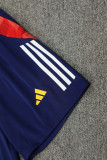 24-25 Spain Royal blue Tank top and shorts suit