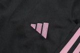 2024 Japan Black Half Pull Tracksuit (半拉链)(匹印)