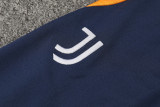 24-25 JUV Royal blue Kids Half Pull Tracksuit (童装)(半拉链)