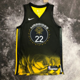 22-23 WARRIORS WIGGINS #22 Black City Edition Top Quality Hot Pressing NBA Jersey