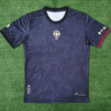 2023 Portugal Black Grey Special Edition Fans Soccer Jersey