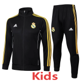 2025-26 RMA Black Kids Jacket Tracksuit #E2556(童装）