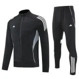 2025 AD Black Jacket Tracksuit #2319