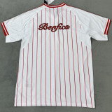 2025-26 Benfca White Casual Edition Baseball Jersey