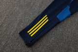 25-26 Boca Juniors Grey Half Pull Tracksuit (半拉链)