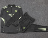 25-26 RMA Grey green Kids Half Pull Tracksuit #E25139(童装)(半拉链)