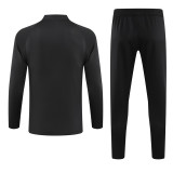 2024 NK Black Kids Half Pull Tracksuit (童装)(半拉链)