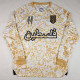 2025-26 Palestine FC Yellow White Long Sleeve Trainingshirts(阿拉伯文)(长袖