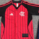 2025-26 Flamengo Red Casual Edition Kids BaseballJersey
