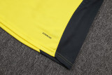 2025-26 RMA Yellow Kids Half Pull Tracksuit #E25114(童装)(半拉链)