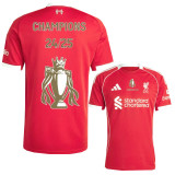 2025-26 LIV Home Print CHAMPIONS 24/258Gold TrophyFans Soccer Jersey